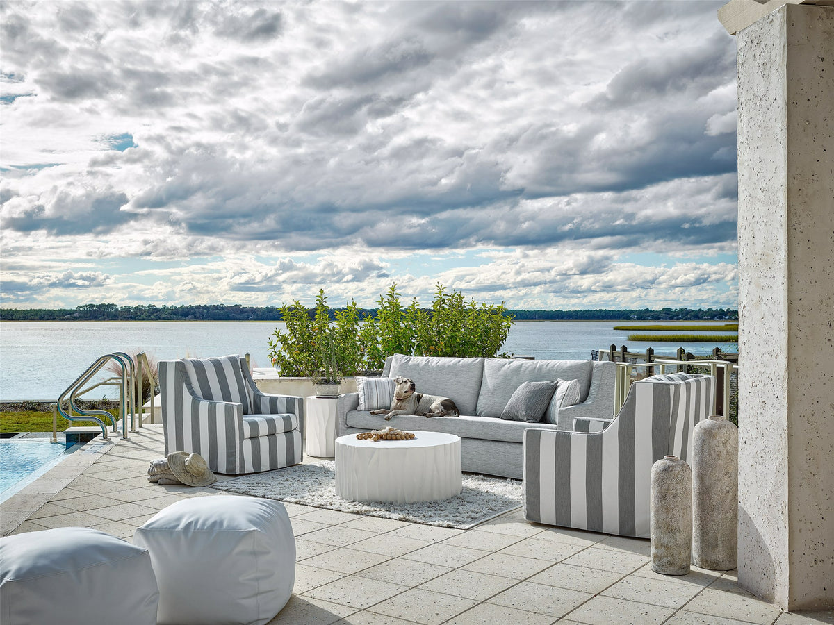 Universal Furniture Geneva Round Cocktail Table — Coastal Living Outdoor Collection