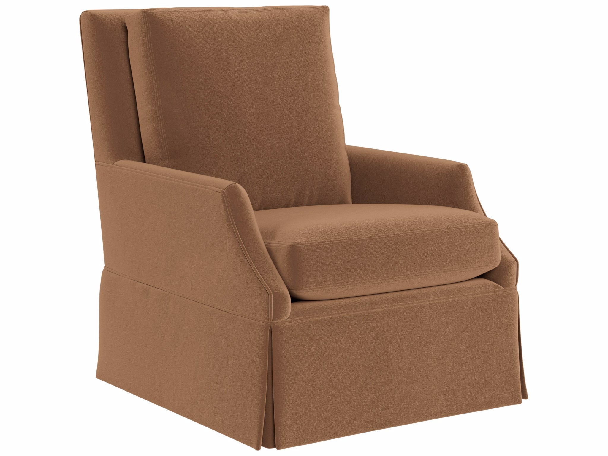 Universal Furniture Jocelyn Swivel Glider Chair — Rush Toffee — Jocelyn Collection