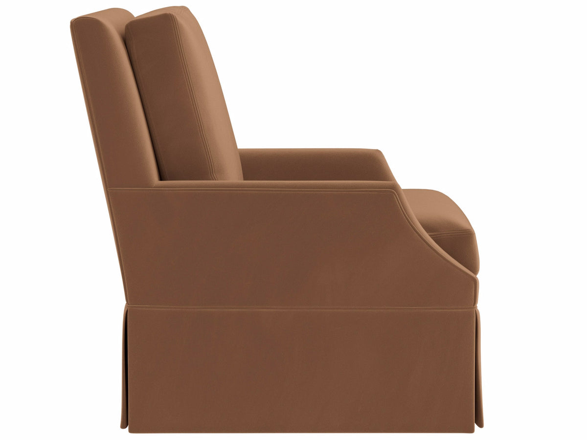 Universal Furniture Jocelyn Swivel Glider Chair — Rush Toffee — Jocelyn Collection