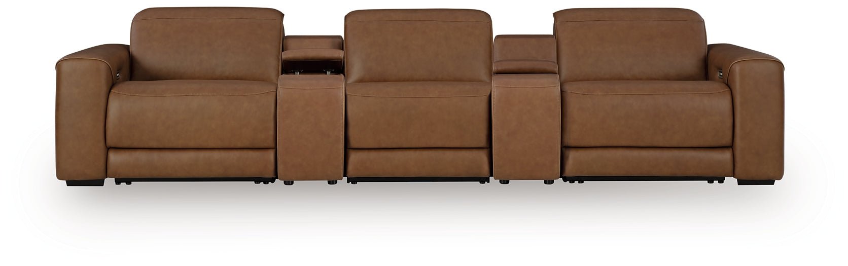 Magic Man 5-Piece Power Reclining Sectional with Console Signature Design by Ashley® Living Room