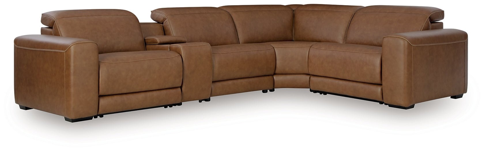 Magic Man 5-Piece Power Reclining Sectional with Console Signature Design by Ashley® Living Room