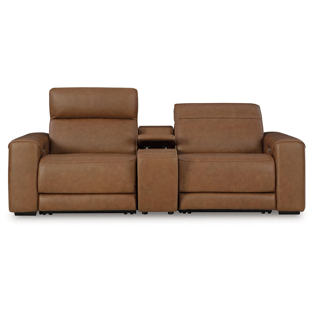 Magic Man 2-Piece Power Reclining Sectional Loveseat with Console Signature Design by Ashley® Living Room