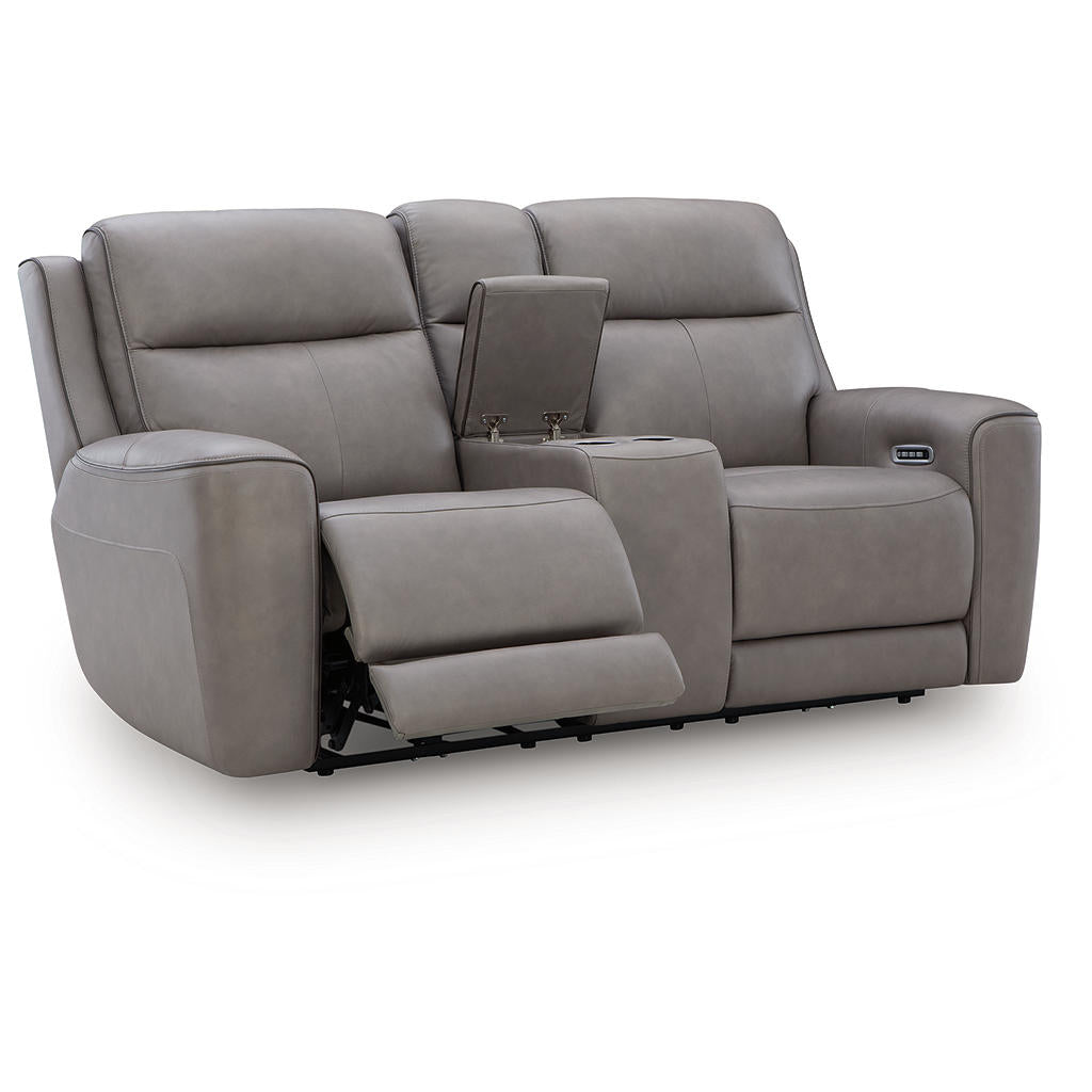 5Z-Comfort Power Reclining Loveseat with Console Signature Design by Ashley® Living Room