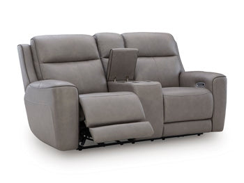 5Z-Comfort Power Reclining Loveseat with Console Signature Design by Ashley® Living Room