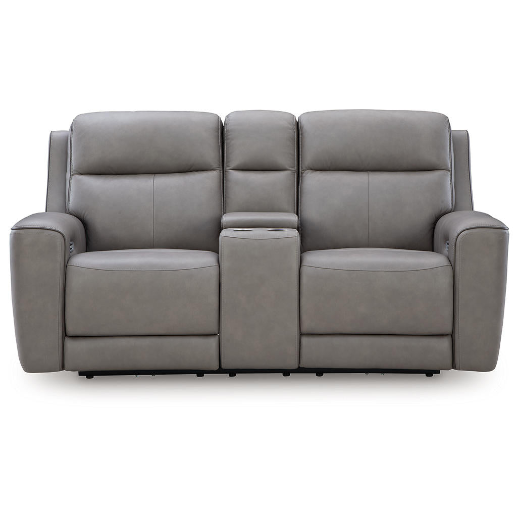 5Z-Comfort Power Reclining Loveseat with Console Signature Design by Ashley® Living Room