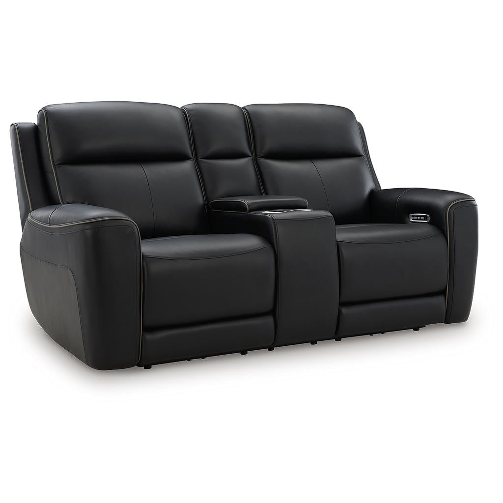 5Z-Comfort Power Reclining Loveseat with Console Signature Design by Ashley® Living Room