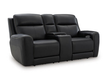 5Z-Comfort Power Reclining Loveseat with Console Signature Design by Ashley® Living Room