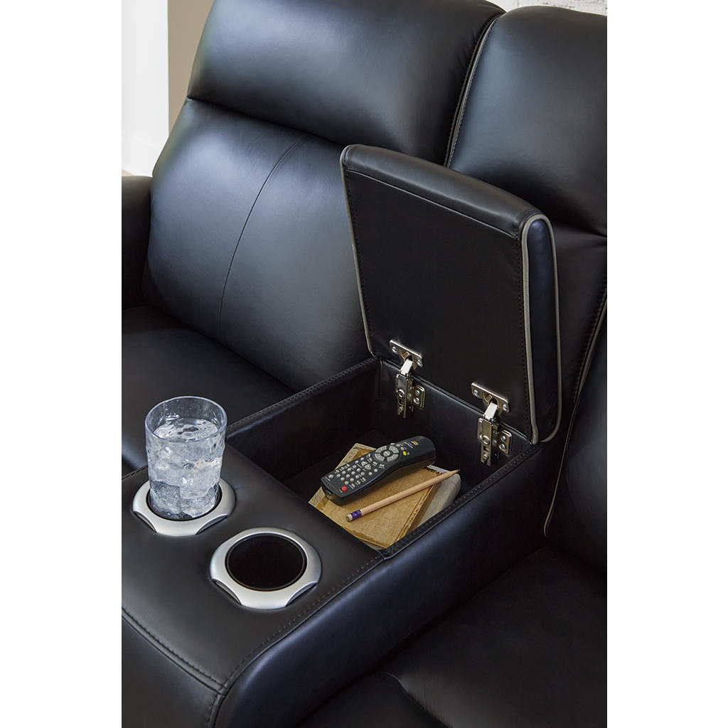 5Z-Comfort Power Reclining Loveseat with Console Signature Design by Ashley® Living Room