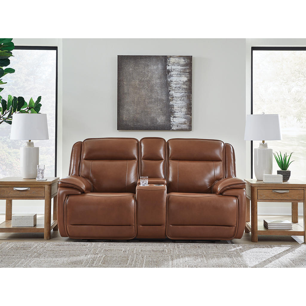 Healy Pier Power Reclining Loveseat with Console Signature Design by Ashley® Living Room