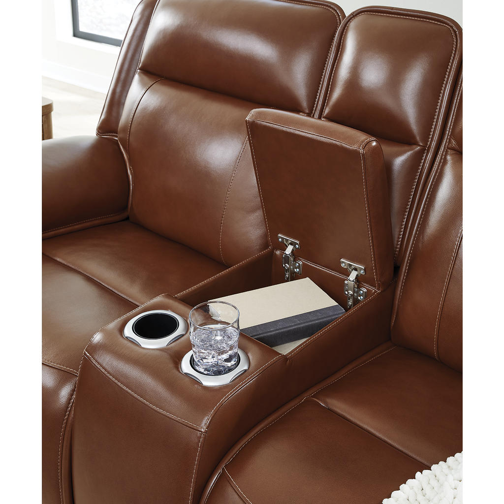 Healy Pier Power Reclining Loveseat with Console Signature Design by Ashley® Living Room