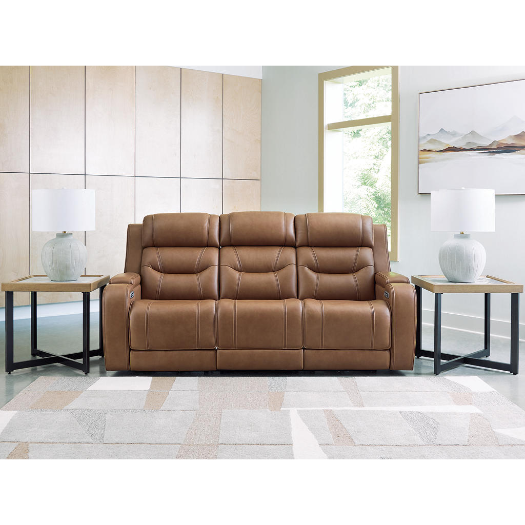 Knightington Power Reclining Sofa with Audio Seating Signature Design by Ashley® Living Room