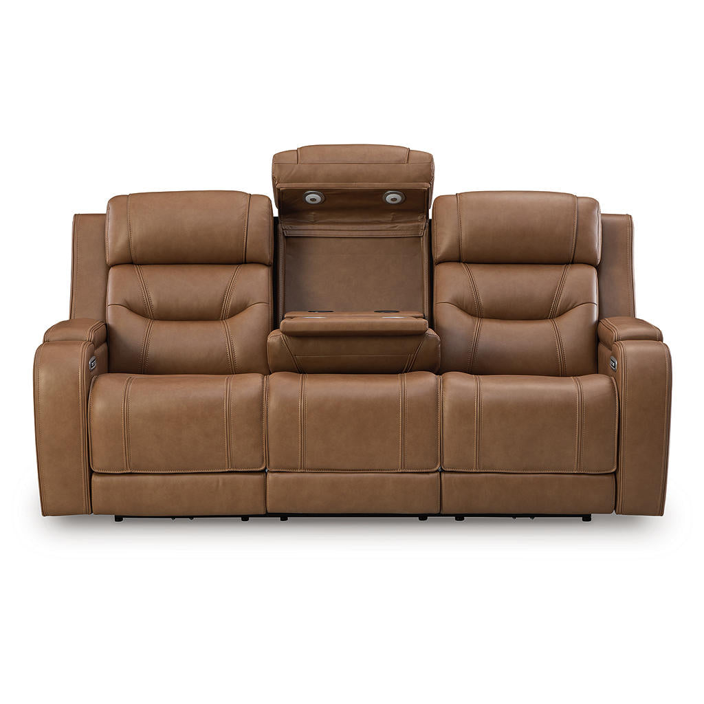 Knightington Power Reclining Sofa with Audio Seating Signature Design by Ashley® Living Room
