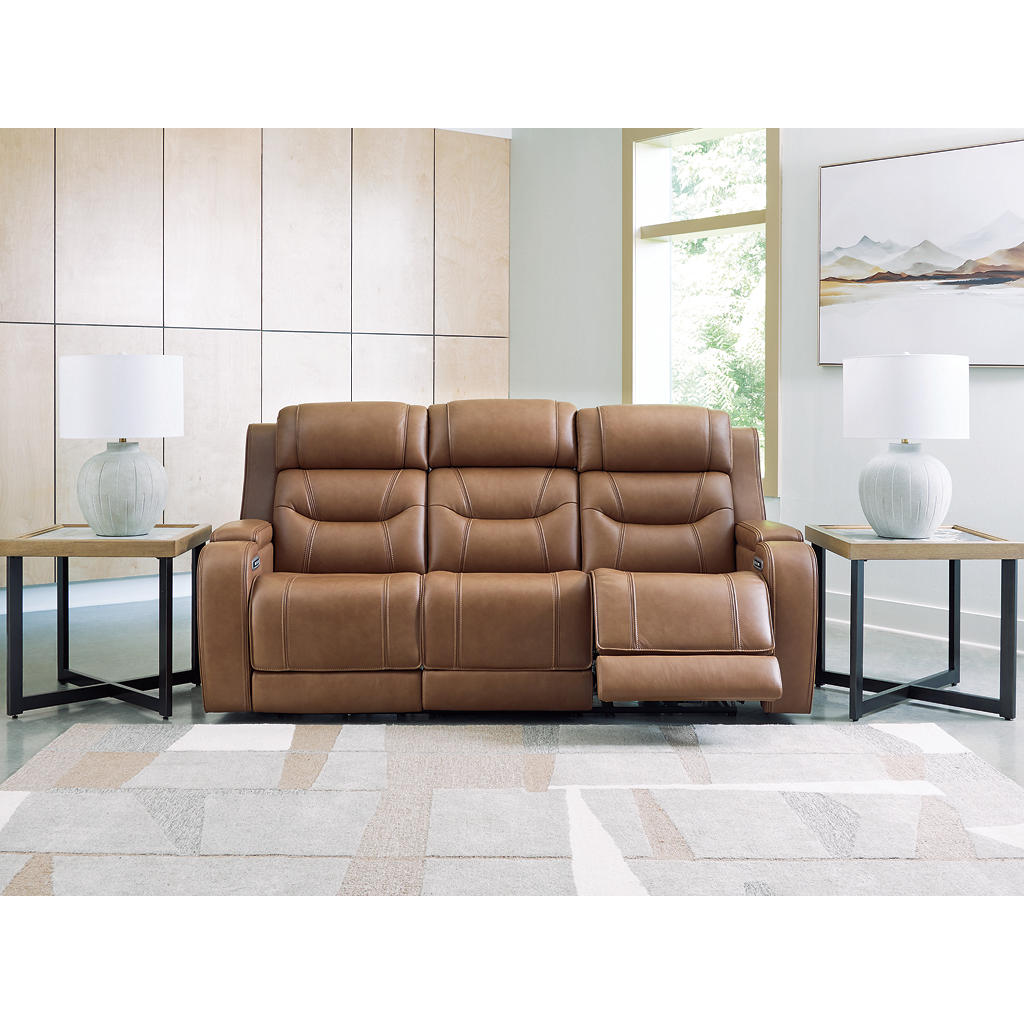 Knightington Power Reclining Sofa with Audio Seating Signature Design by Ashley® Living Room