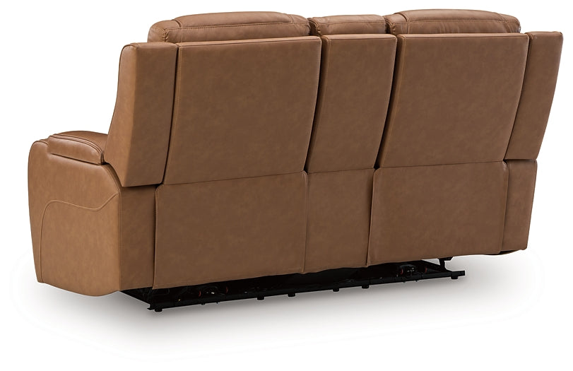 Knightington Power Reclining Loveseat with Audio Seating Signature Design by Ashley® Living Room