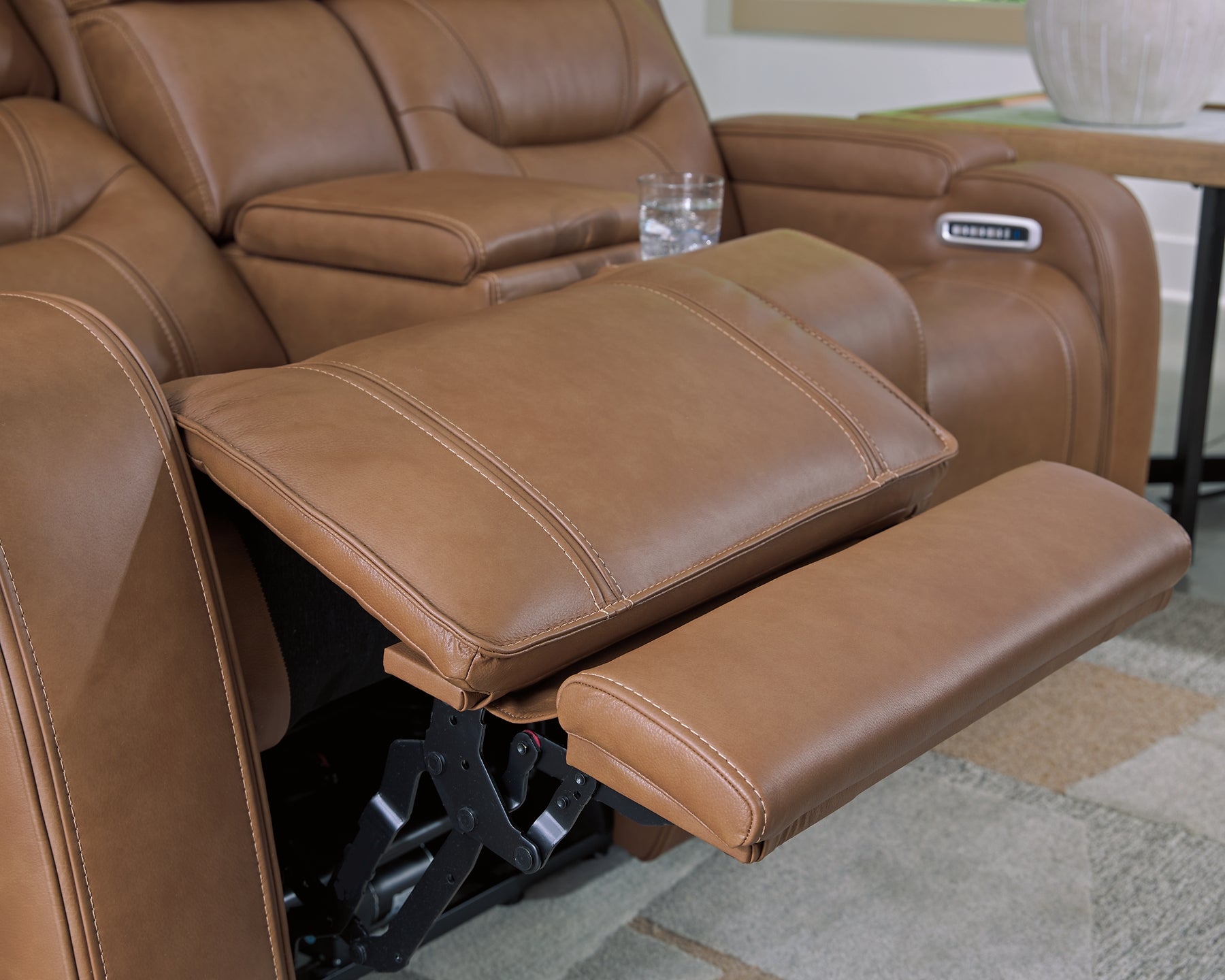 Knightington Power Reclining Loveseat with Audio Seating Signature Design by Ashley® Living Room