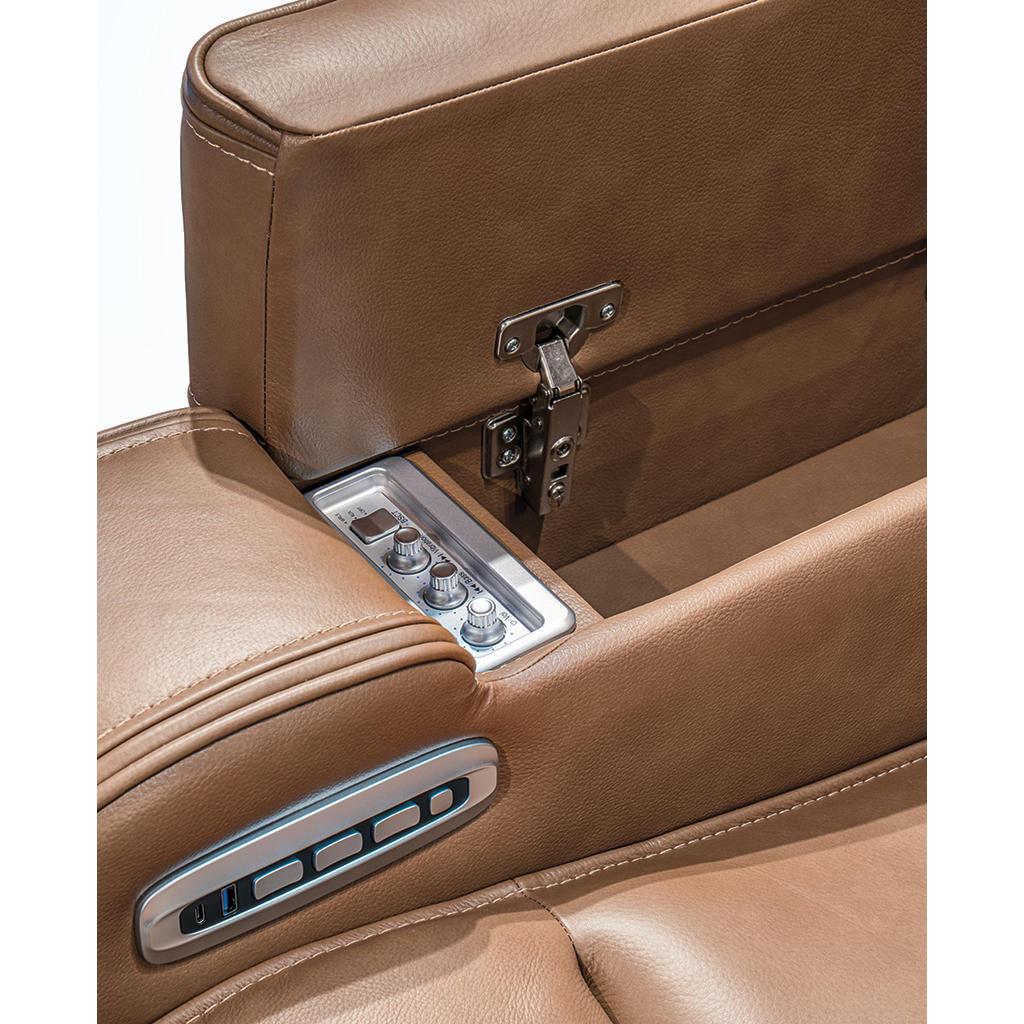 Knightington Power Reclining Sofa with Audio Seating Signature Design by Ashley® Living Room