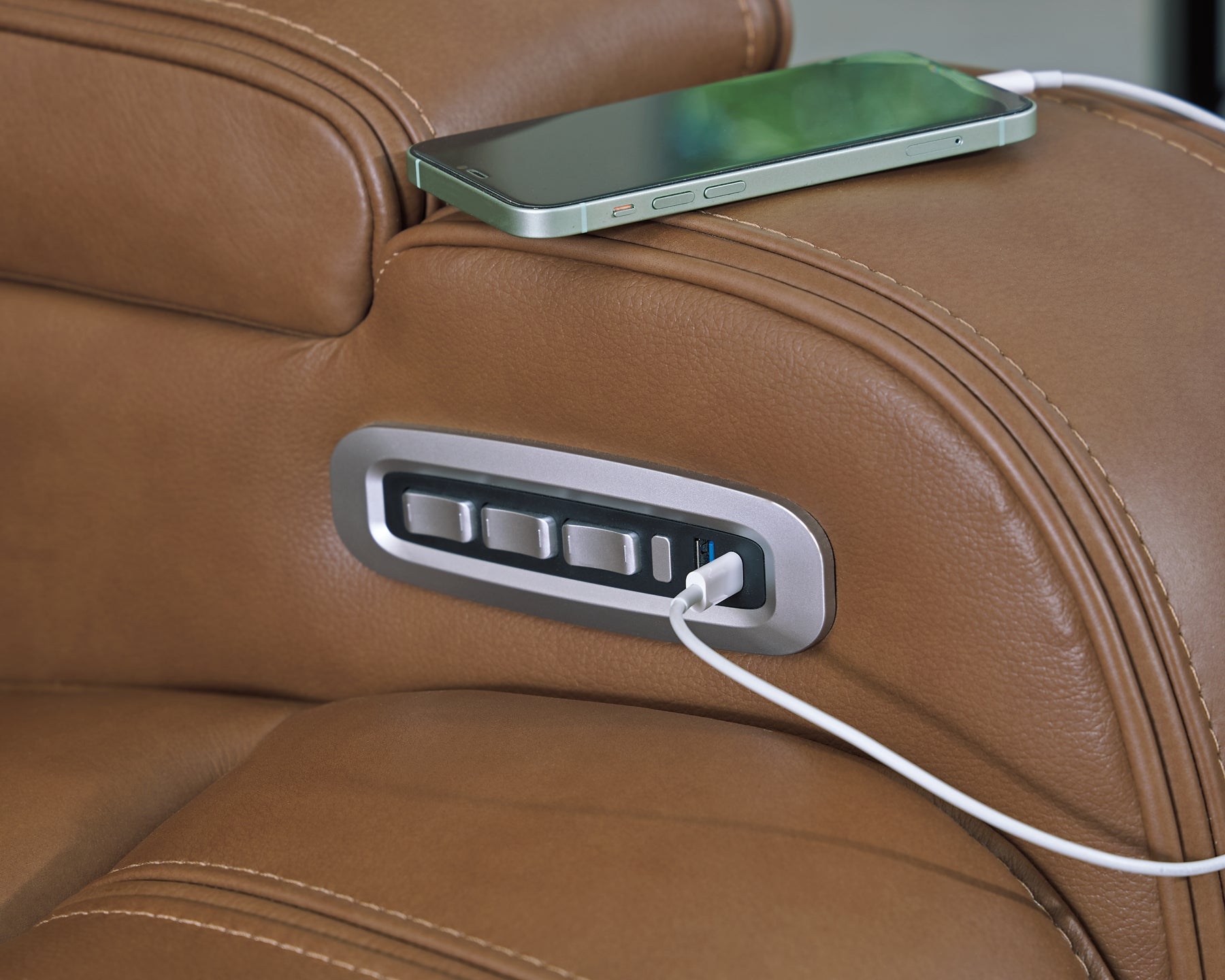 Knightington Power Reclining Loveseat with Audio Seating Signature Design by Ashley® Living Room