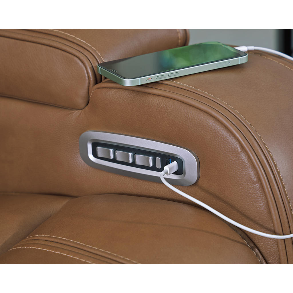 Knightington Power Reclining Sofa with Audio Seating Signature Design by Ashley® Living Room