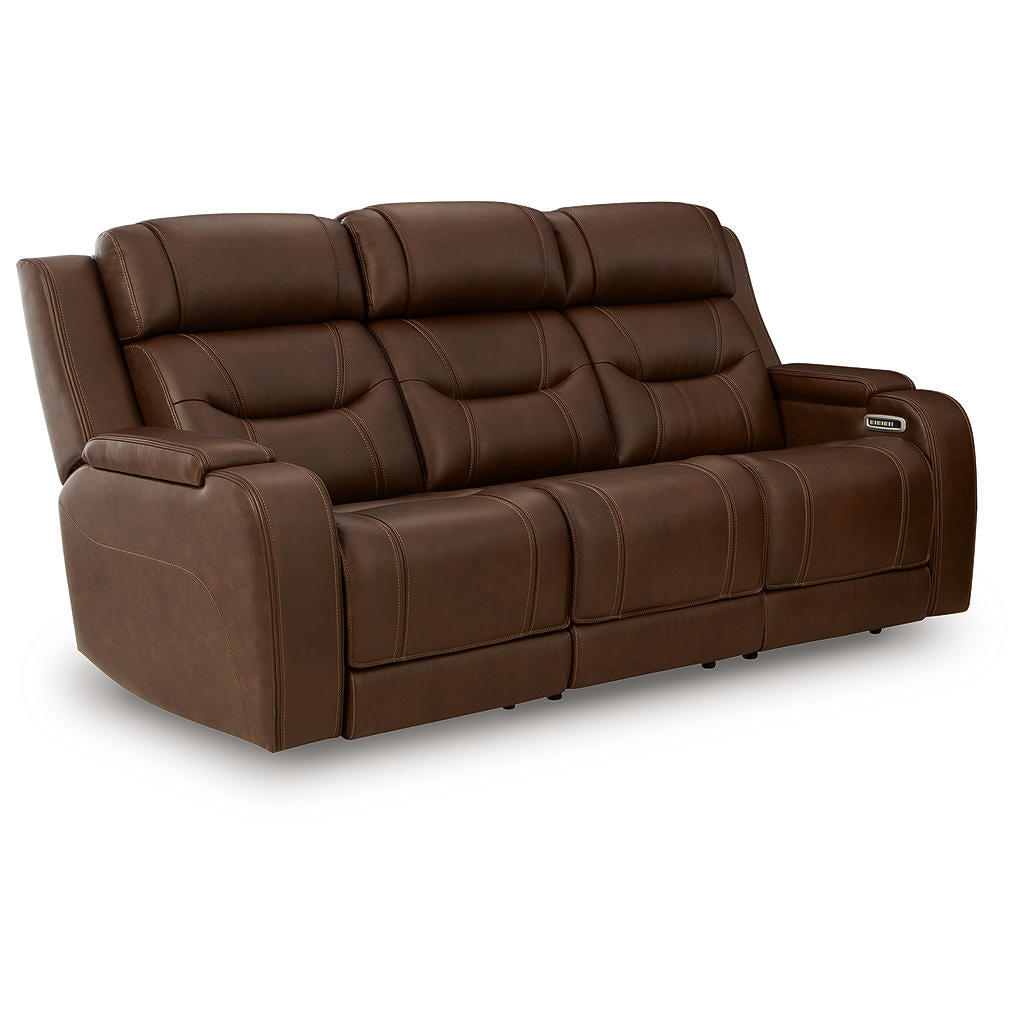 Knightington Power Reclining Sofa with Audio Seating Signature Design by Ashley® Living Room