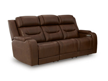 Knightington Power Reclining Sofa with Audio Seating Signature Design by Ashley® Living Room