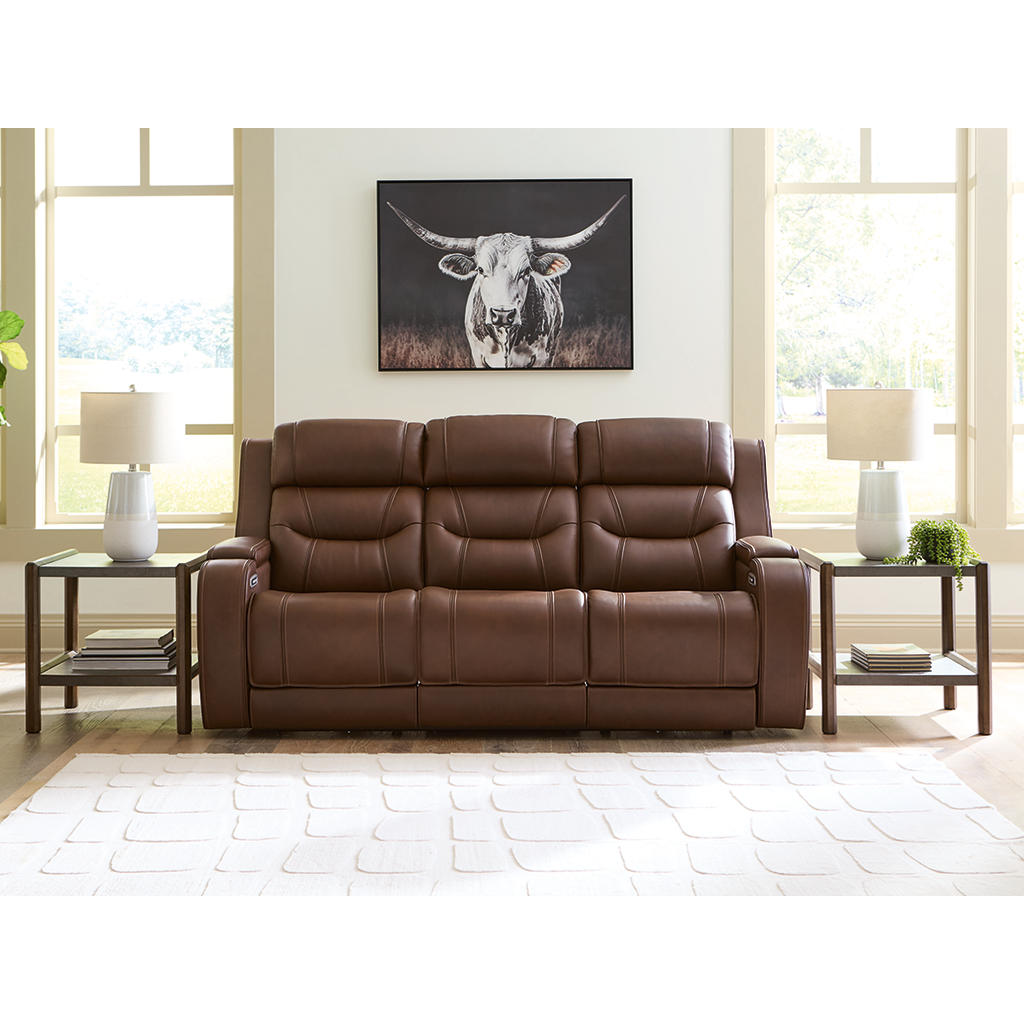 Knightington Power Reclining Sofa with Audio Seating Signature Design by Ashley® Living Room