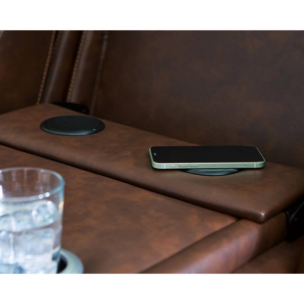 Knightington Power Reclining Sofa with Audio Seating Signature Design by Ashley® Living Room