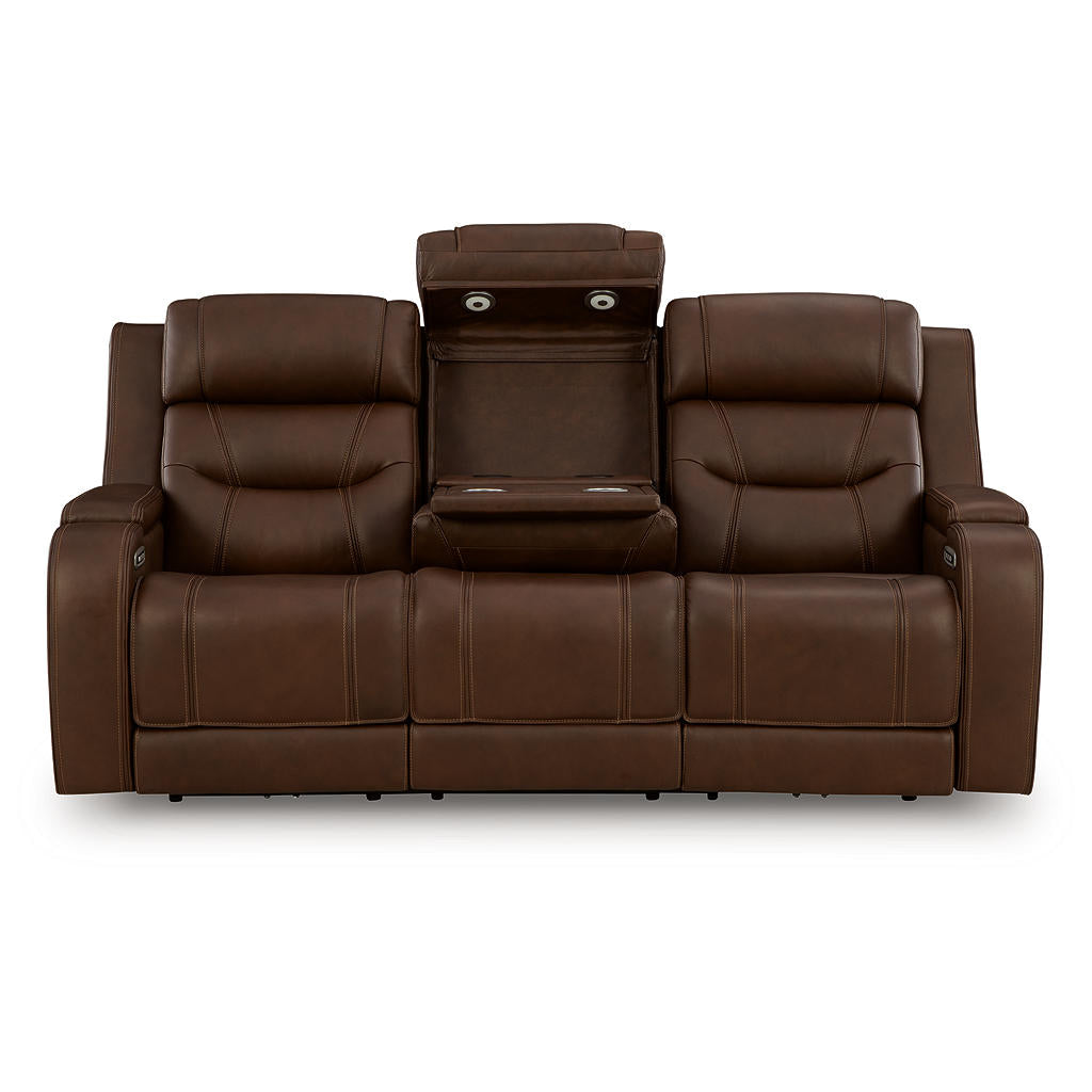 Knightington Power Reclining Sofa with Audio Seating Signature Design by Ashley® Living Room