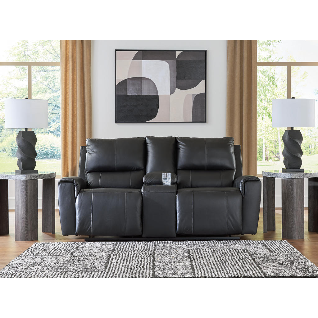 Glossmore Reclining Loveseat with Console Signature Design by Ashley® Living Room