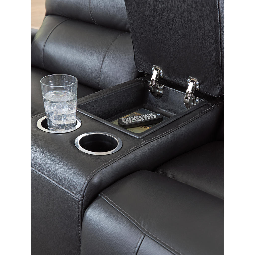 Glossmore Reclining Loveseat with Console Signature Design by Ashley® Living Room
