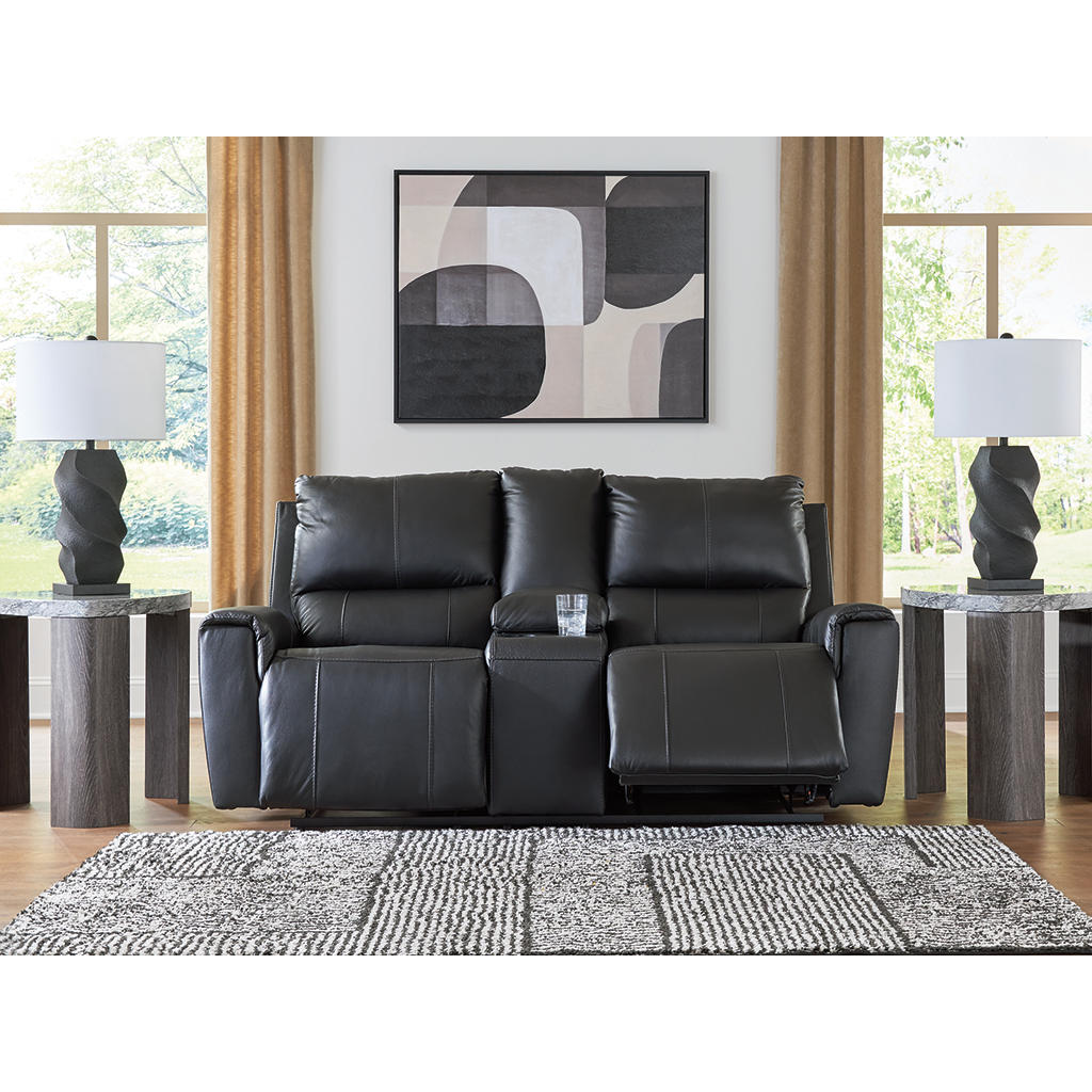 Glossmore Reclining Loveseat with Console Signature Design by Ashley® Living Room
