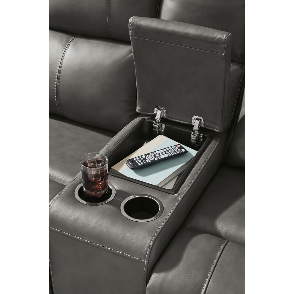 Bleckley Power Reclining Loveseat with Console Signature Design by Ashley® Living Room