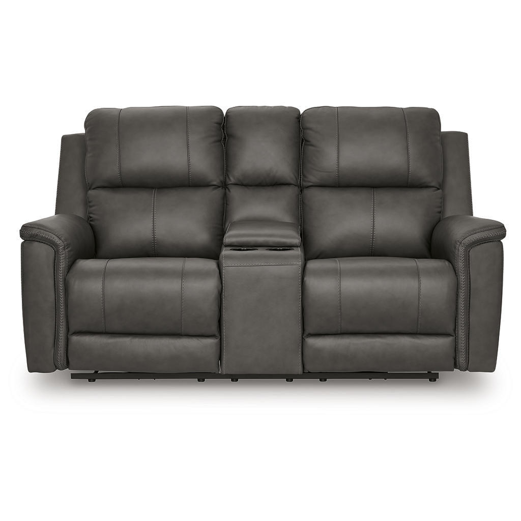Bleckley Power Reclining Loveseat with Console Signature Design by Ashley® Living Room