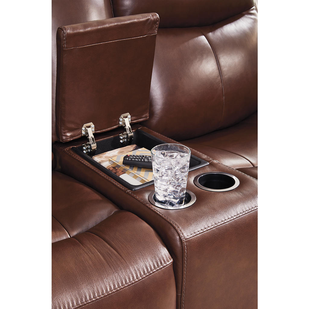 Next Move Power Reclining Loveseat with Console Signature Design by Ashley® Living Room