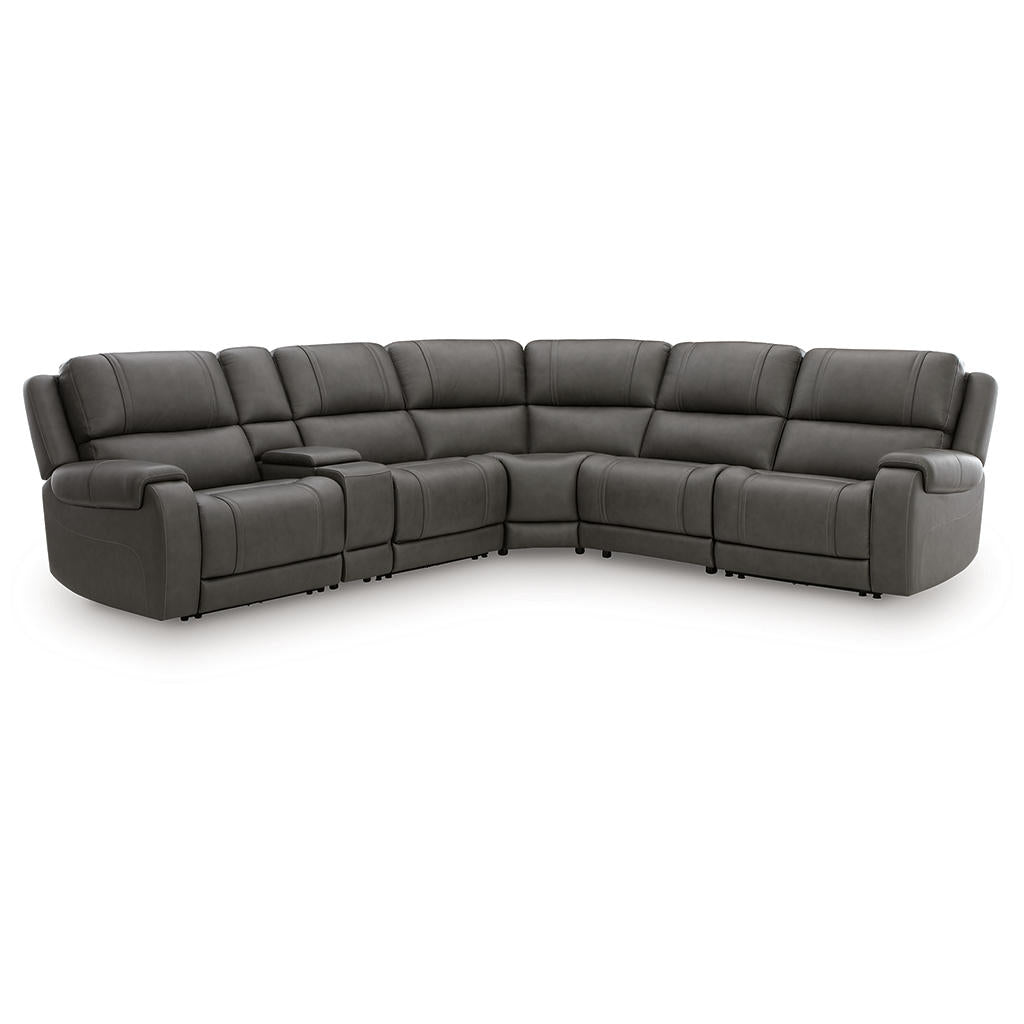 5Z - Pittson 6-Piece Power Reclining Sectional Signature Design by Ashley® Living Room