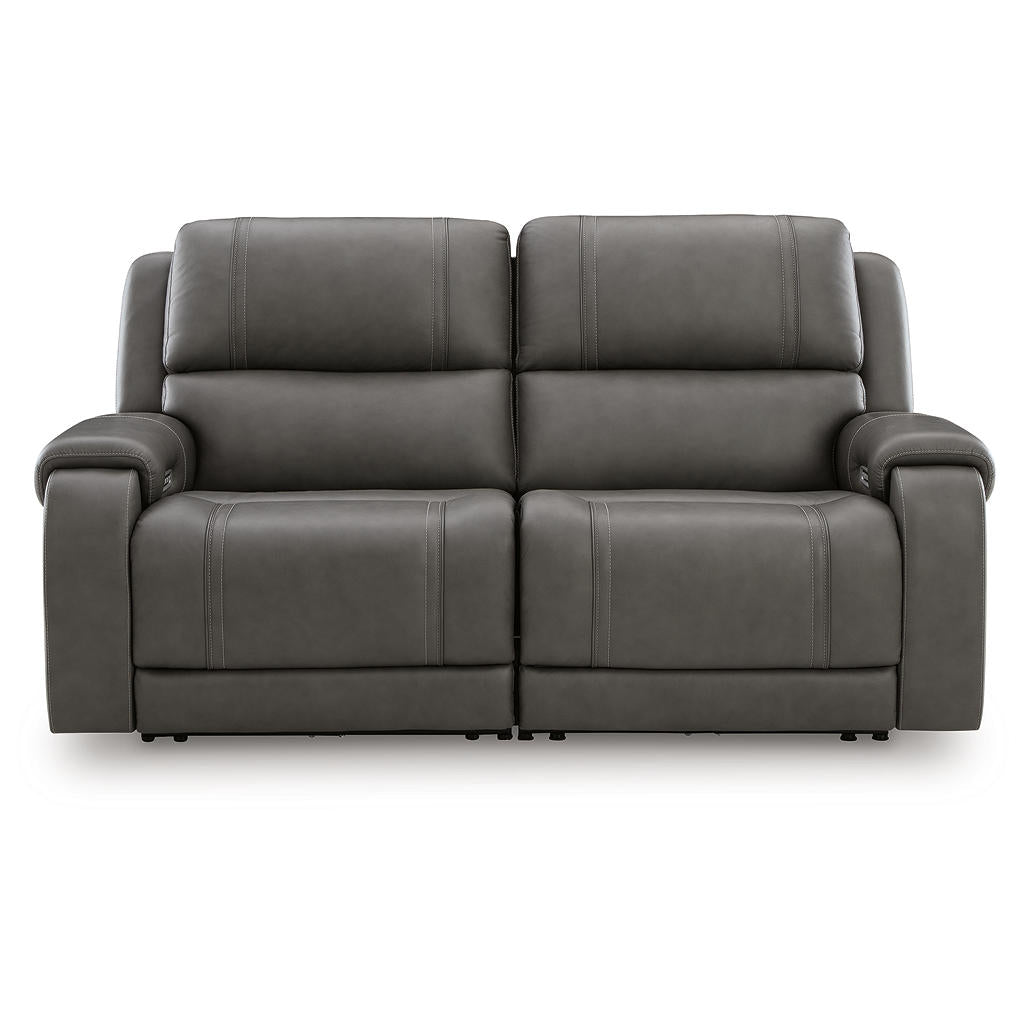 5Z - Pittson 2-Piece Power Reclining Sectional Loveseat Signature Design by Ashley® Living Room