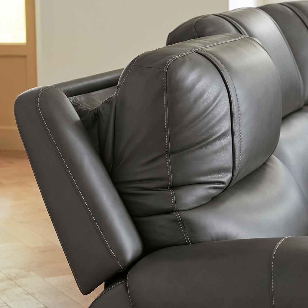 5Z - Pittson 2-Piece Power Reclining Sectional Loveseat Signature Design by Ashley® Living Room