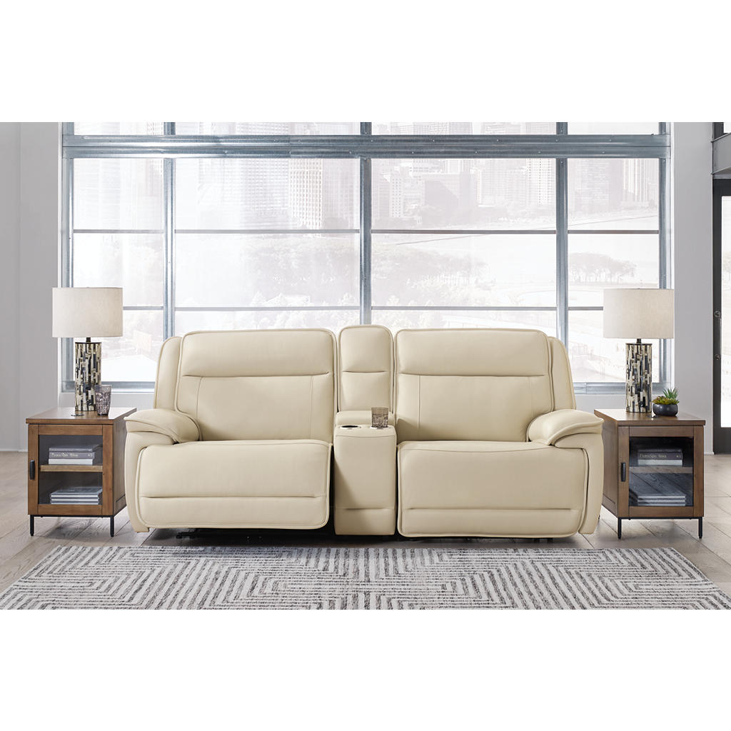 Double Deal 2-Piece Power Reclining Loveseat Sectional with Console Signature Design by Ashley® Living Room