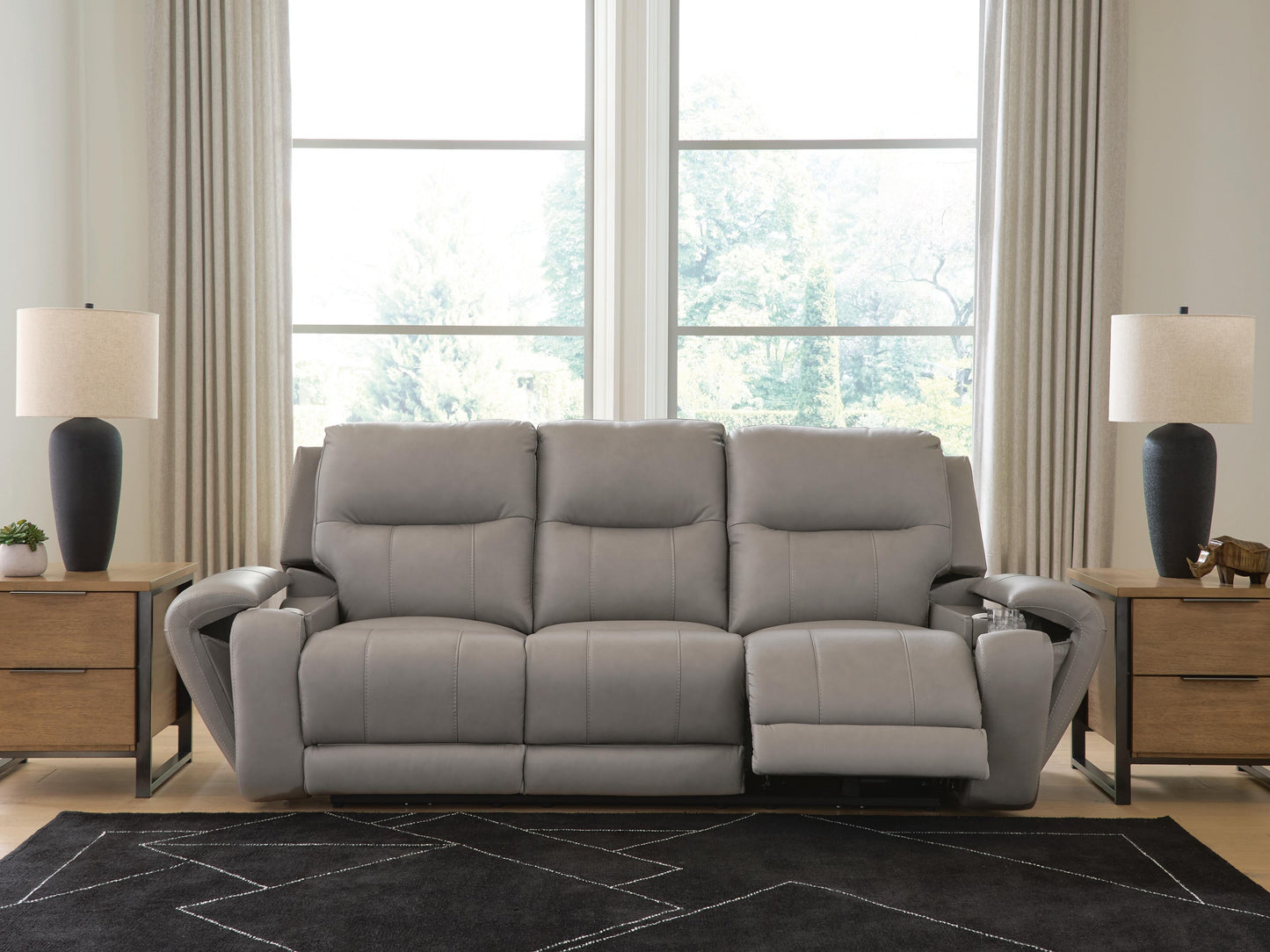Real Moments Power Reclining Sofa with Audio Seating
