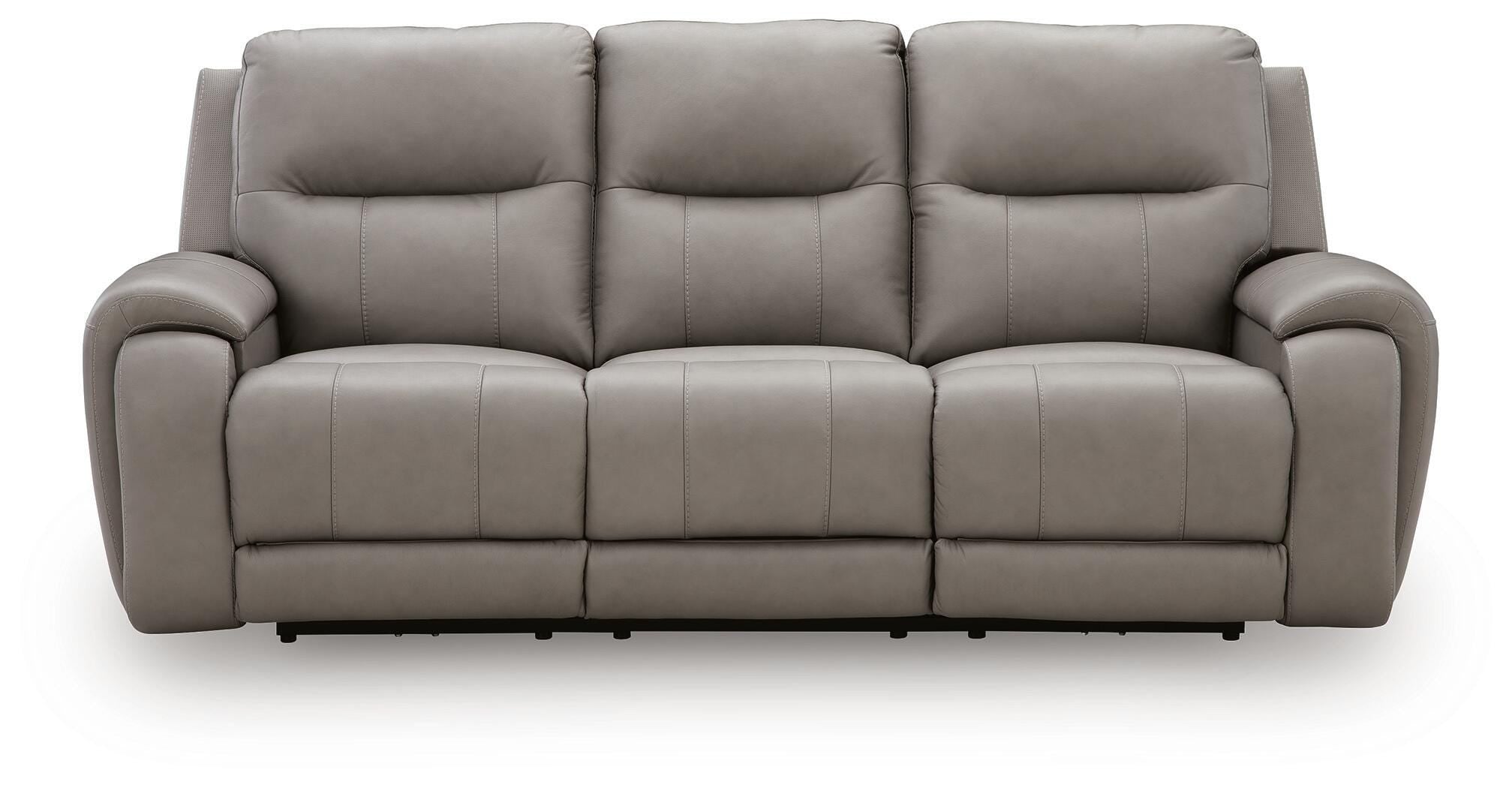 Real Moments Power Reclining Sofa with Audio Seating