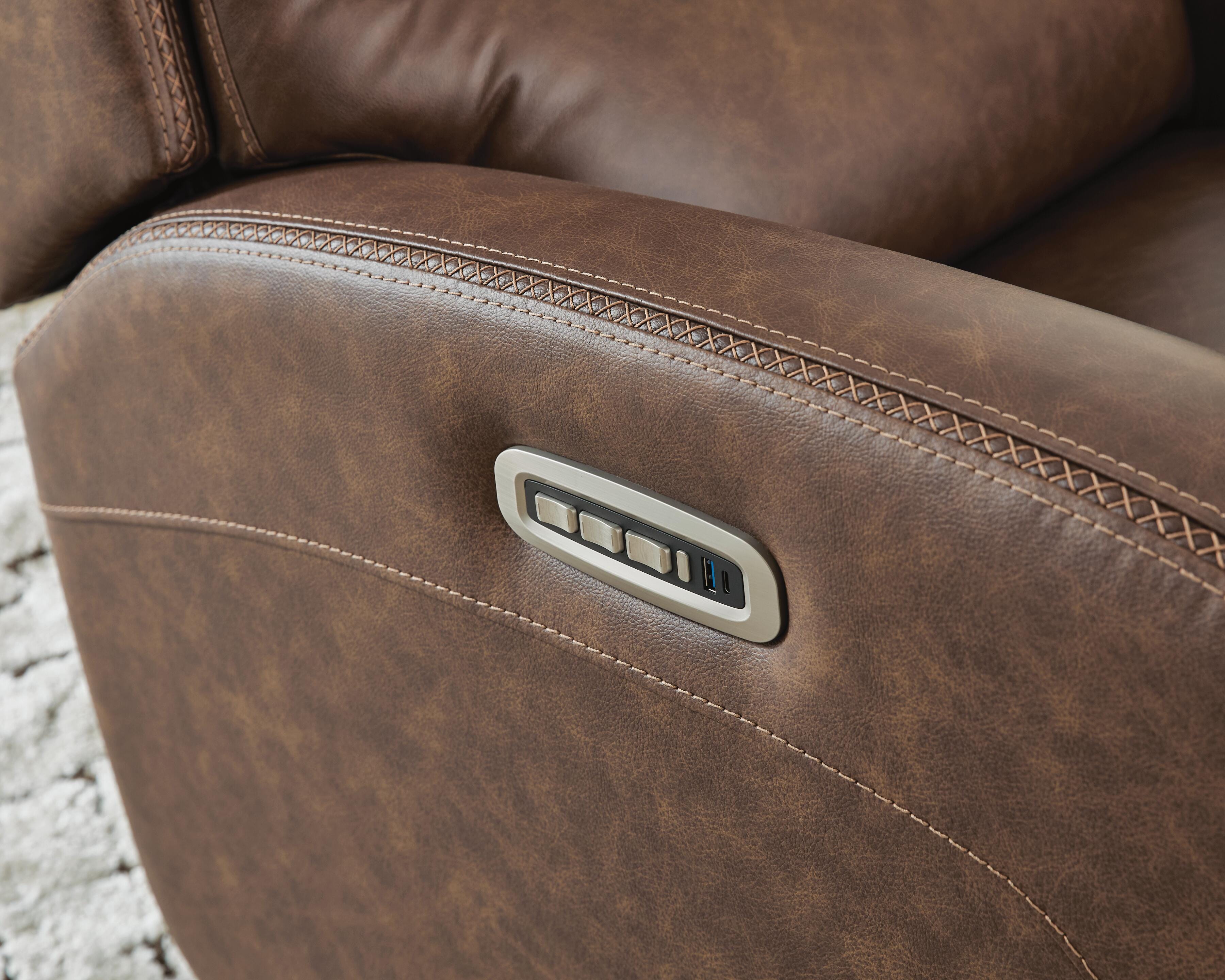 Motion-Max Swivel Glider Power Recliner