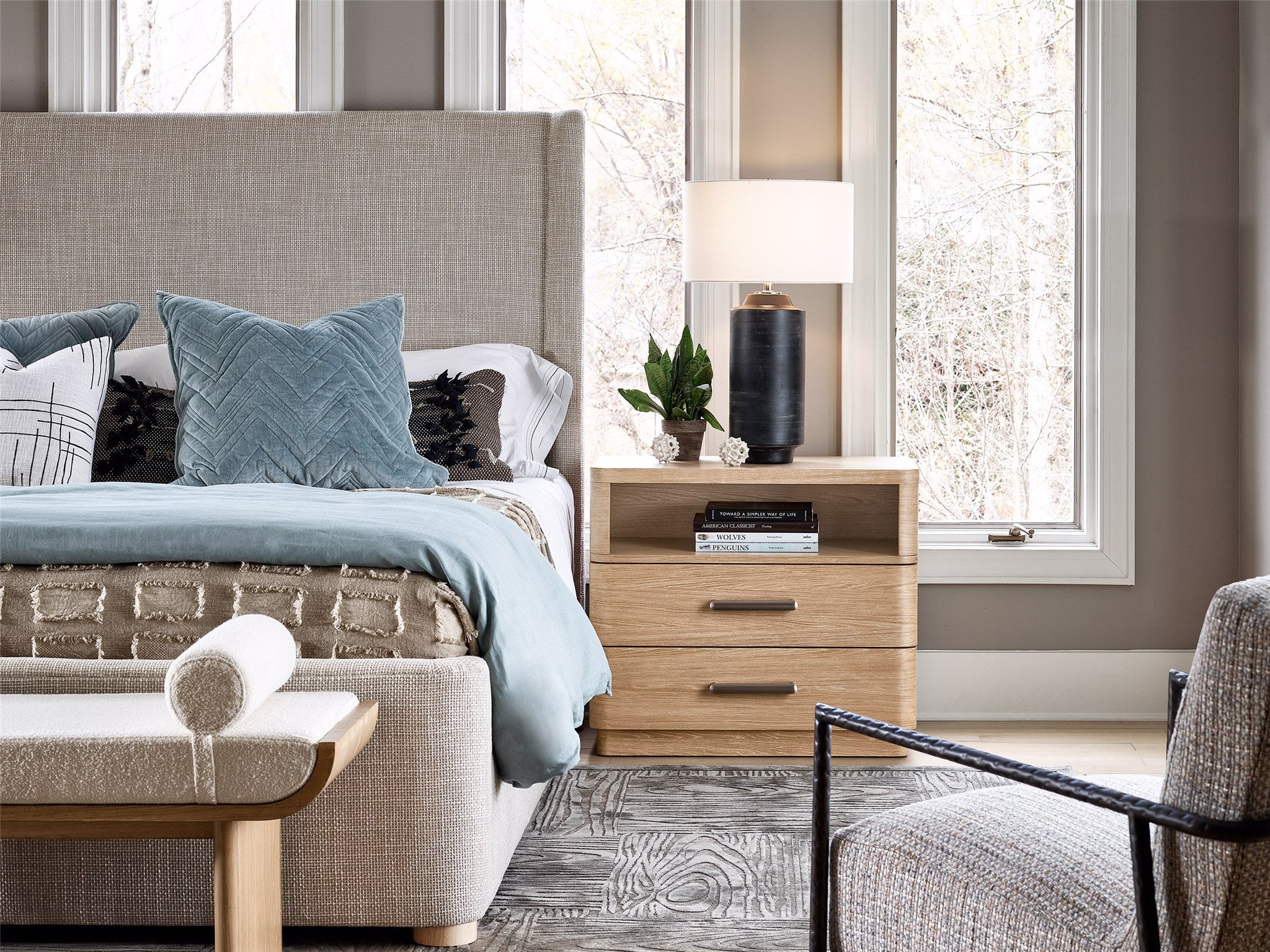 Universal Furniture Nomad Nightstand — Modern Collection