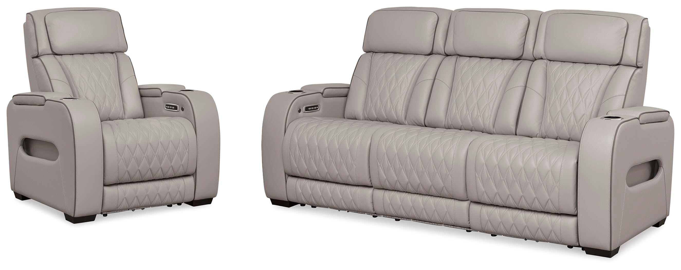Boyington Power Reclining Sofa and Recliner Signature Design by Ashley® Living Room
