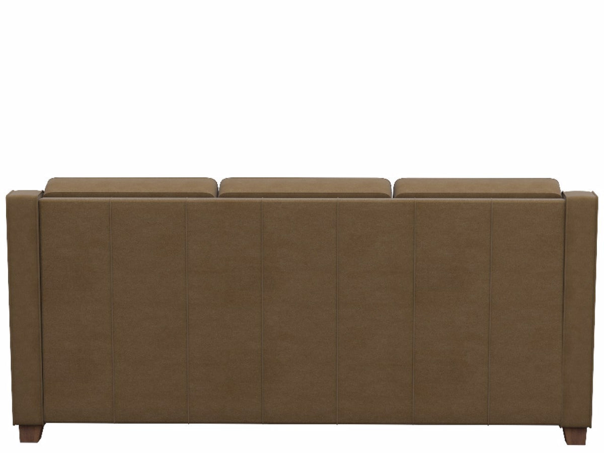 Universal Furniture Kelce Reclining Sofa — Rush Toffee — Kelce Collection