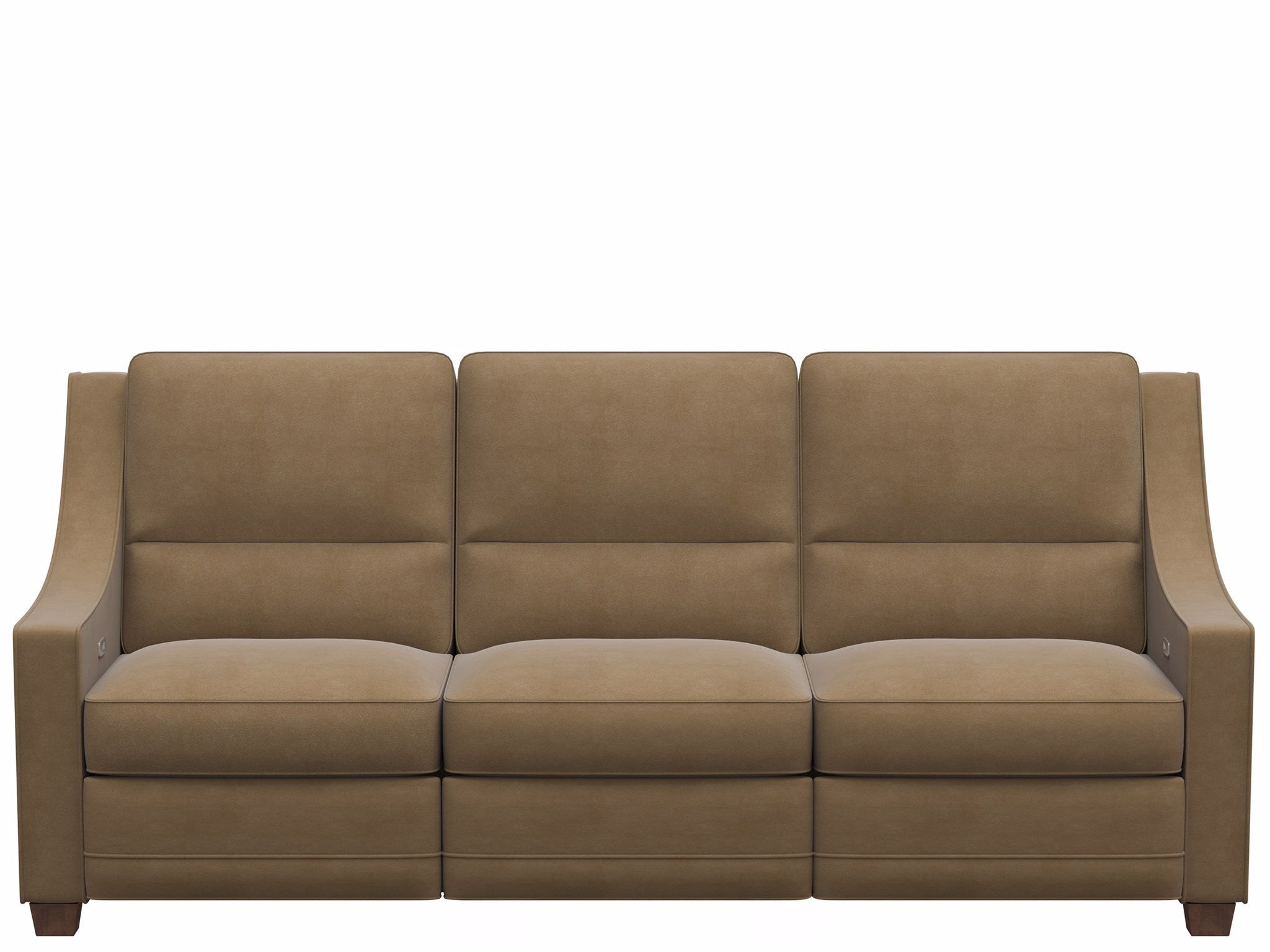 Universal Furniture Kelce Reclining Sofa — Rush Toffee — Kelce Collection