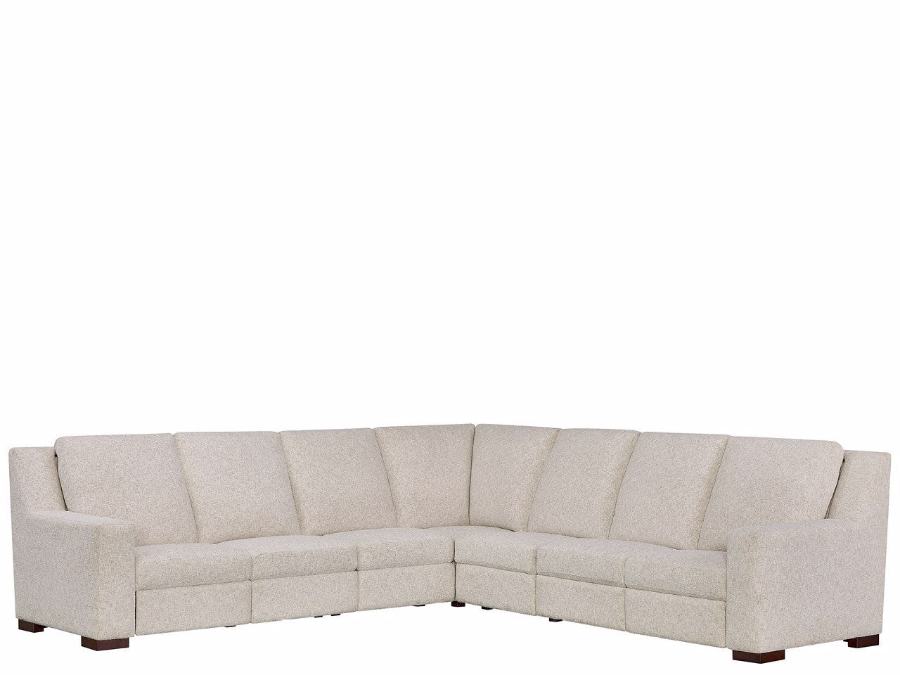 Universal Furniture Rhodes 5 Pc Sectional — Rani Arctic — Rhodes Collection