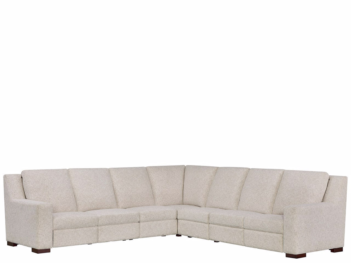 Universal Furniture Rhodes 5 Pc Sectional — Rani Arctic — Rhodes Collection