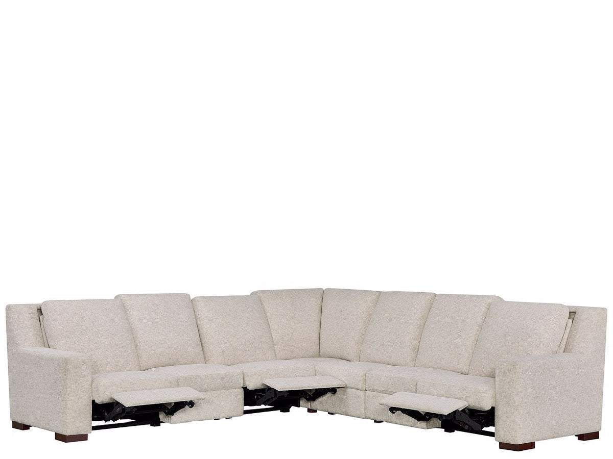Universal Furniture Rhodes 5 Pc Sectional — Rani Arctic — Rhodes Collection