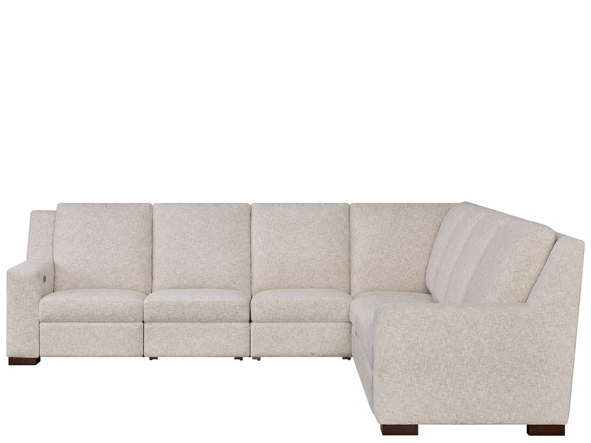 Universal Furniture Rhodes 5 Pc Sectional — Rani Arctic — Rhodes Collection