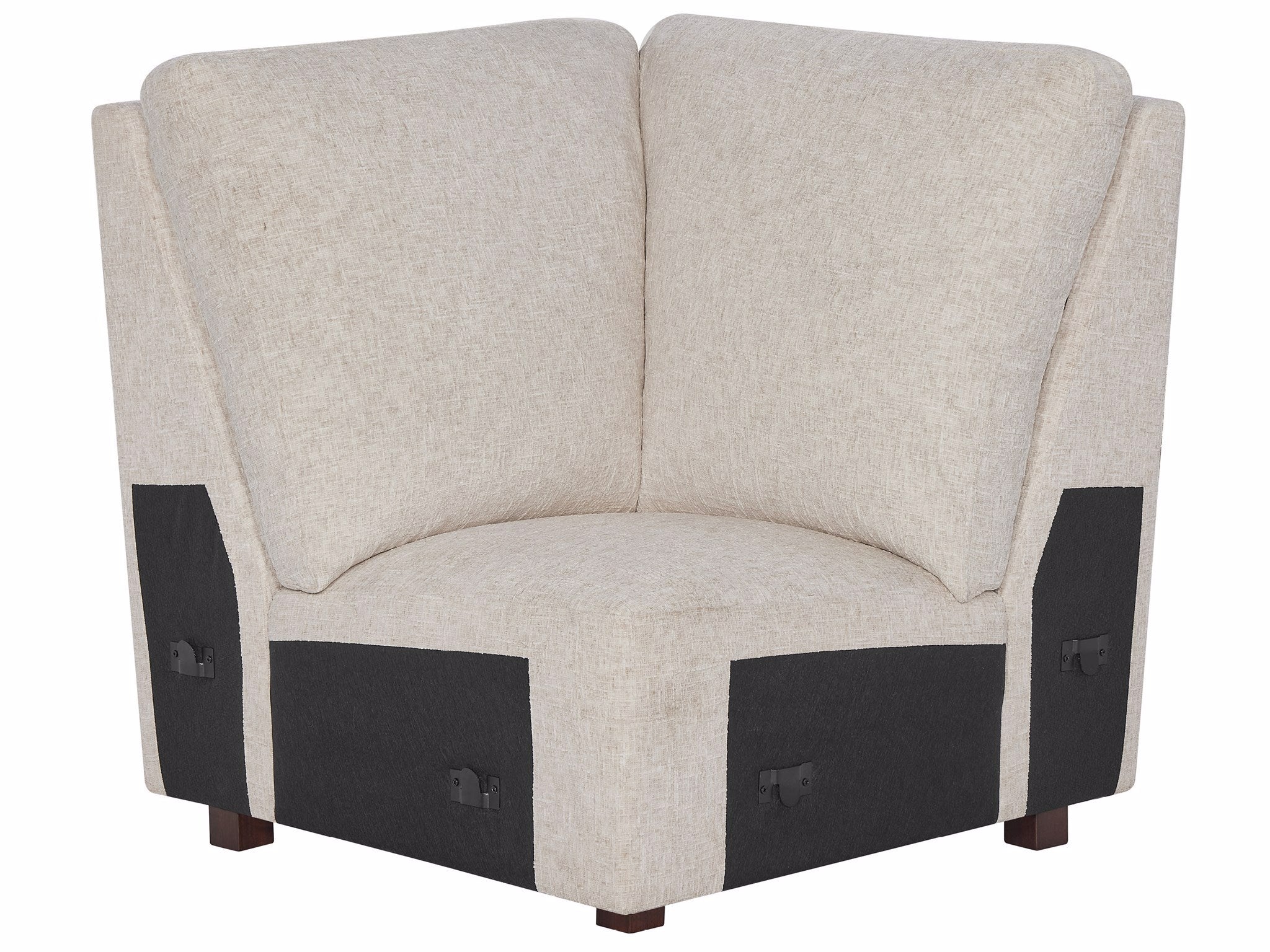 Universal Furniture Rhodes Corner Chair — Rani Arctic — Rhodes Collection