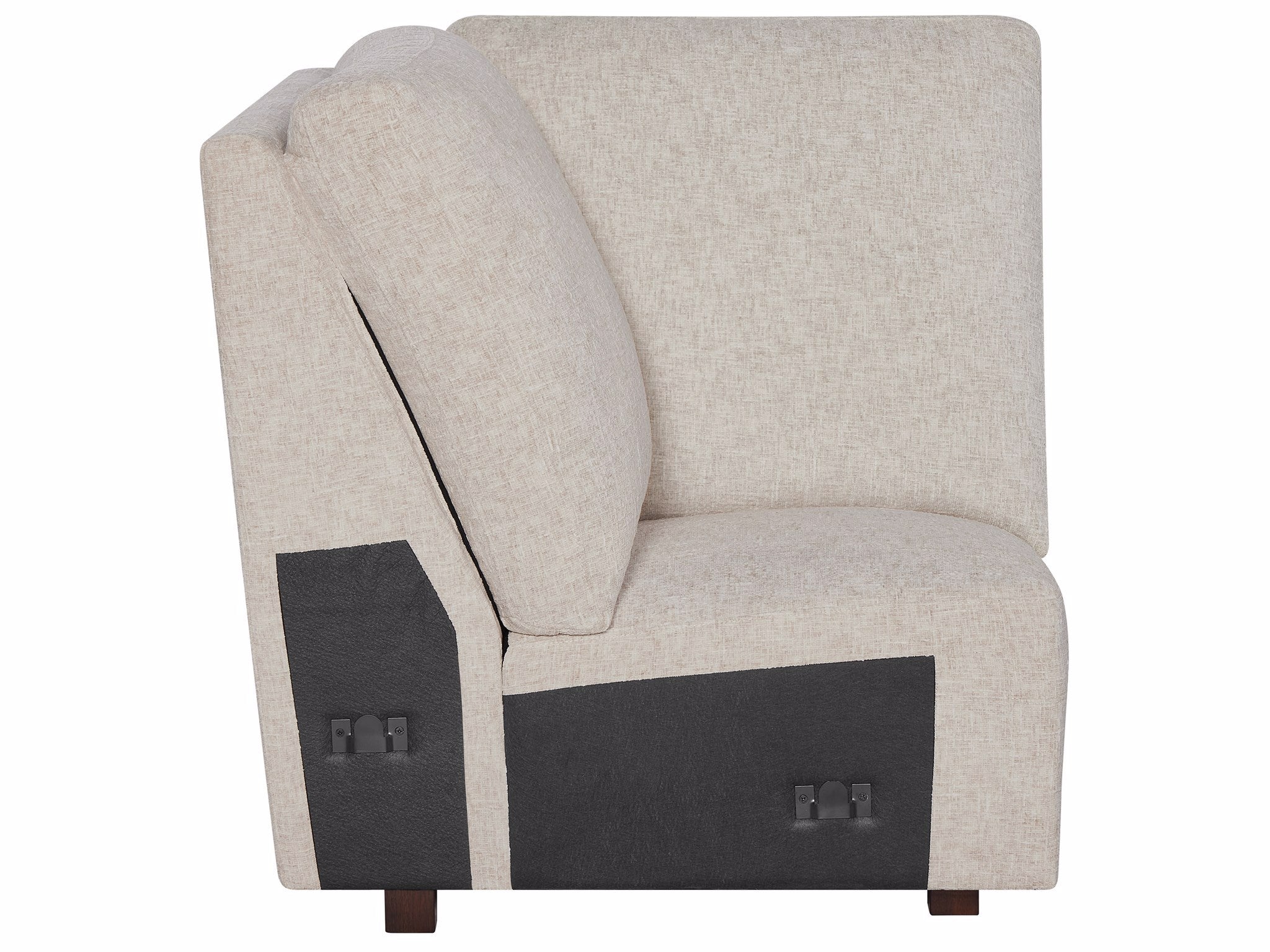 Universal Furniture Rhodes Corner Chair — Rani Arctic — Rhodes Collection